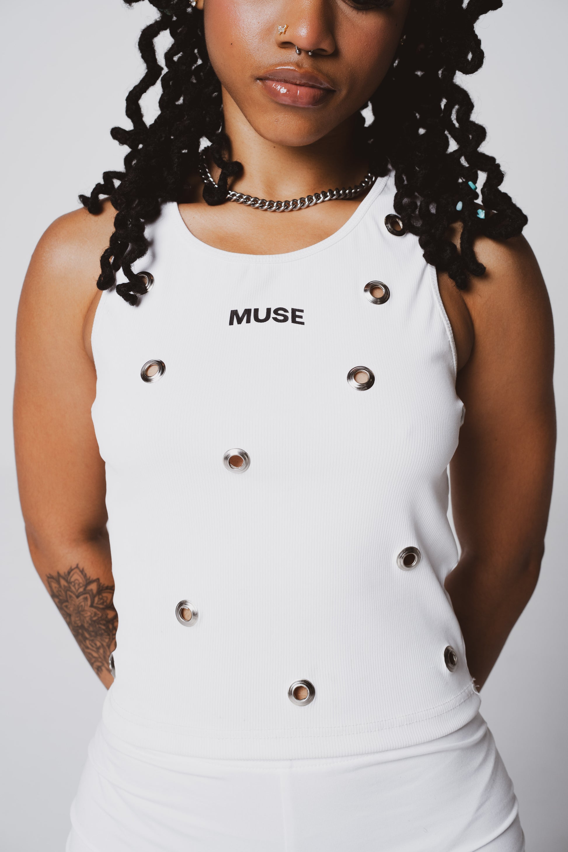 EVERYDAY MUSE TEE *WHITE*