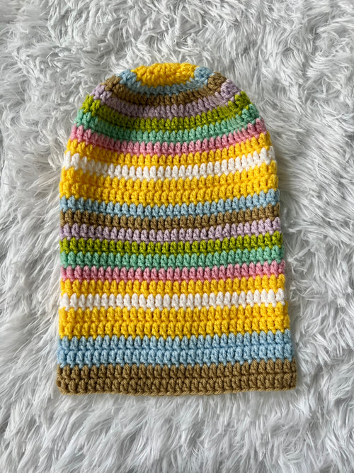 EARLY SPRING SAGGY BEANIE